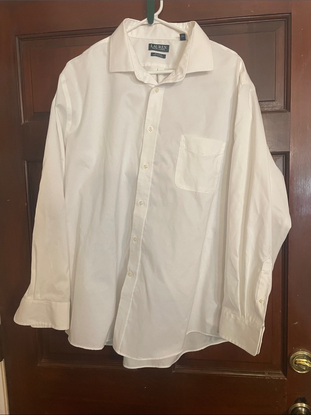 Lauren Ralph Lauren Men's Button-Front White Dress Shirt